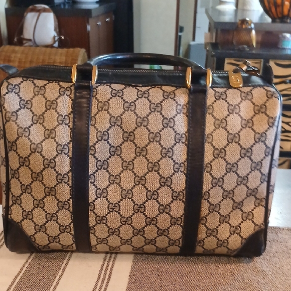 Gucci Handbags - Gucci Black and Brown Men's Bag